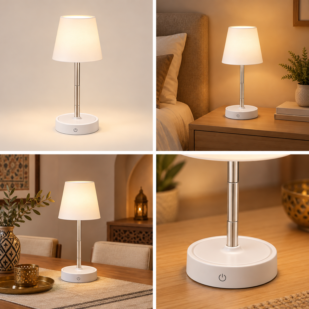 مصباح LED اللاسلكي الذكي – إضاءة عصرية وديكور راقي لدارك